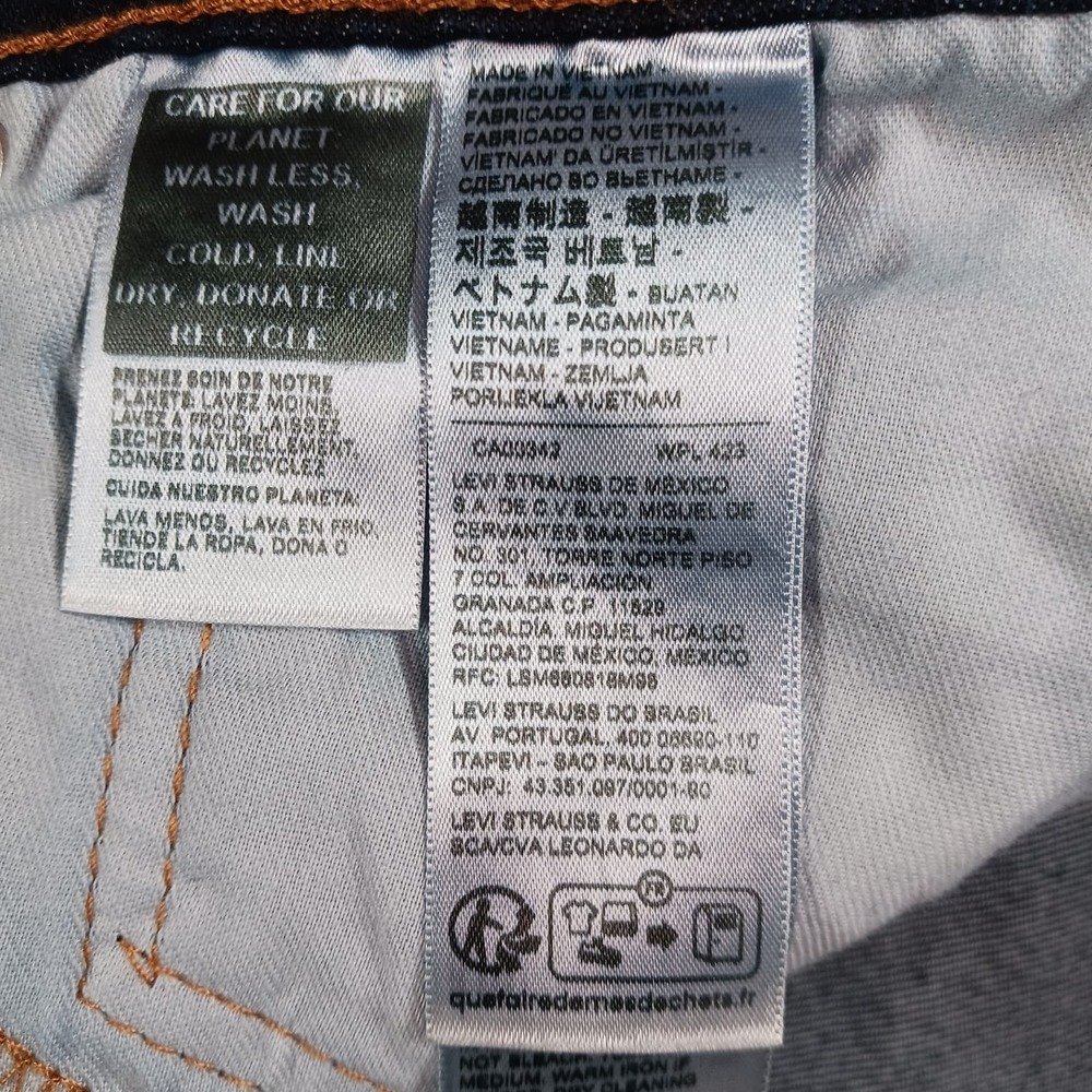 Levi's 514 Jeans Men's Straight Fit Stretch Blue Denim Size 38x30 - Picture 13 of 16